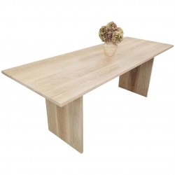 Custom LILY Dining Table - 1" Cerused Finish, Coastal Charm, Custom Options